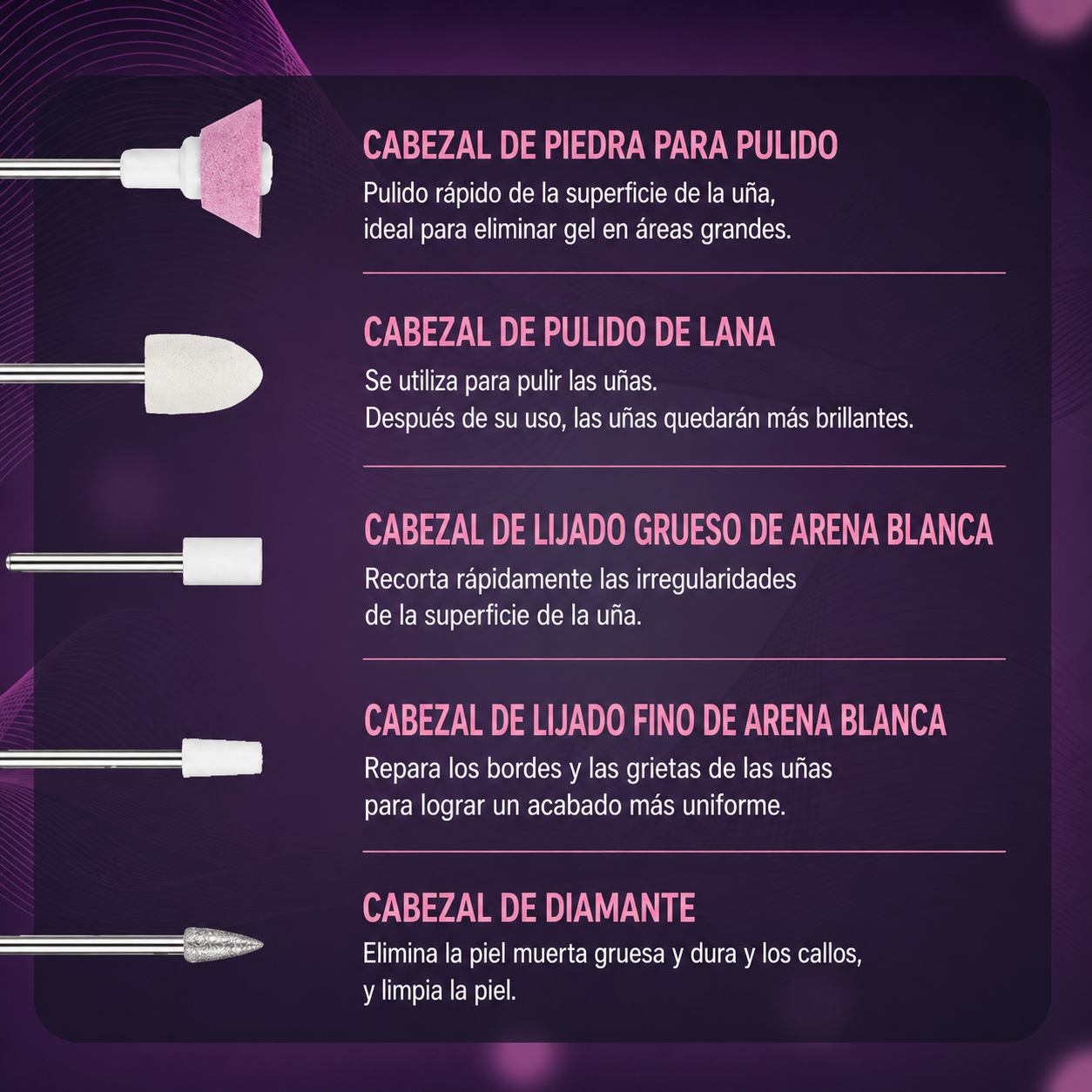 Torno de uñas 5 en 1