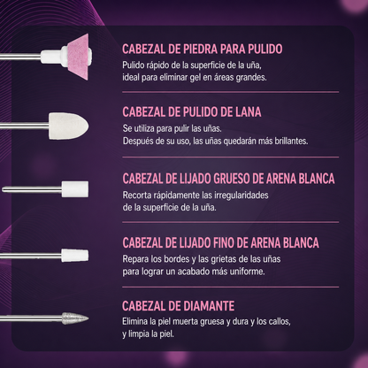 Torno de uñas 5 en 1